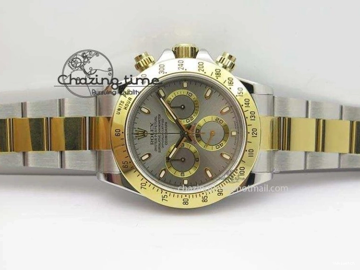 JF SS 116523 Gray On Best Bracelet A7750 YG Edition SS YG Dial Daytona 0312